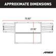 Load image into Gallery viewer, ARIES Black Steel Grille Guard 4042 fits 1988-1999 Chevrolet / GMC - Installation View