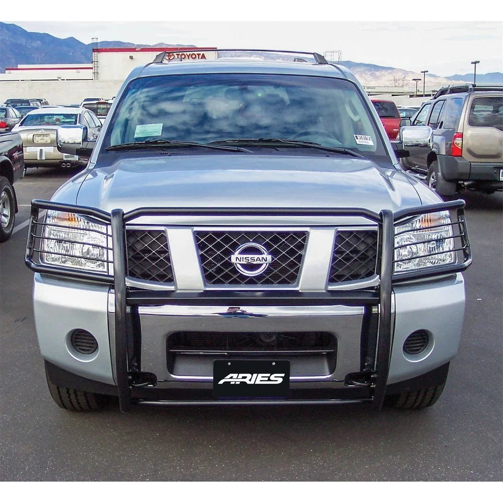 ARIES Black Steel Grille Guard 9046 fits 2005-2015 Nissan Armada / Titan - Additional View 10