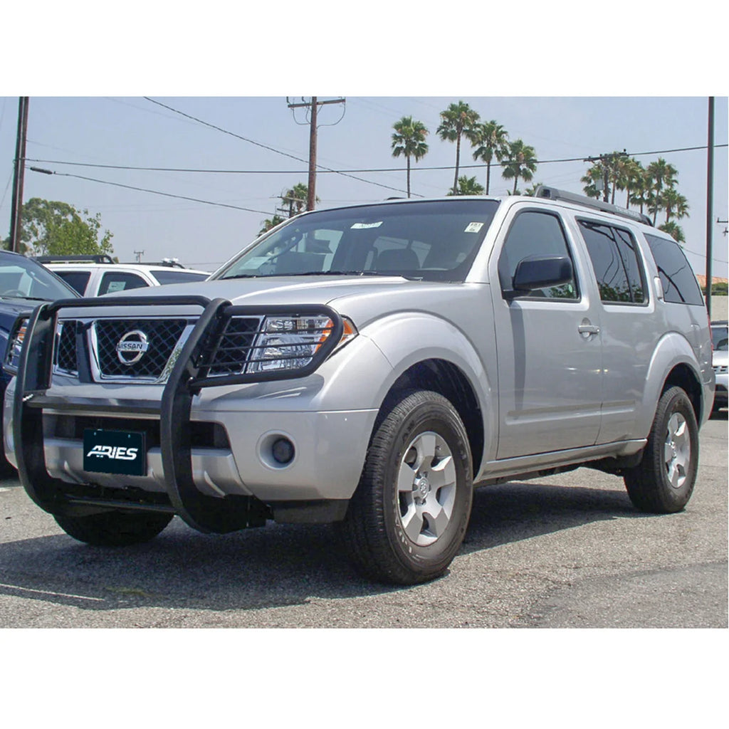 ARIES Black Steel Grille Guard 9047 fits Nissan Frontier - Main Product View