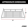 Load image into Gallery viewer, ARIES Classic Black Steel Headache Rack 111001 fits Ford F-250 - Installation View