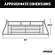 Load image into Gallery viewer, ARIES Classic Black Steel Headache Rack 111002 fits 2015-2020 Ford F-150 - Main Product View