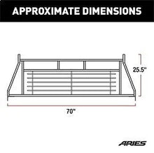 Load image into Gallery viewer, ARIES Classic Black Steel Headache Rack 111002 fits 2015-2020 Ford F-150 - Main Product View
