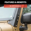Load image into Gallery viewer, ARIES Jeep JK Roof Light Mounting Brackets &amp; Crossbar 15914 fits 2007-2017 Jeep JK / Wrangler - Additional View 7