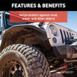 Load image into Gallery viewer, ARIES Jeep Wrangler JK Aluminum Front Inner Fender Liners 1500350 fits Jeep Wrangler - Installation View