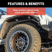 Load image into Gallery viewer, ARIES Jeep Wrangler JL Aluminum Front Inner Fender Liners 1500550 fits 2018-2019 Jeep Wrangler - Installation View