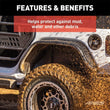 Load image into Gallery viewer, ARIES Jeep Wrangler JL Aluminum Rear Inner Fender Liners 2500550 fits 2018-2019 Jeep Wrangler - Installation View