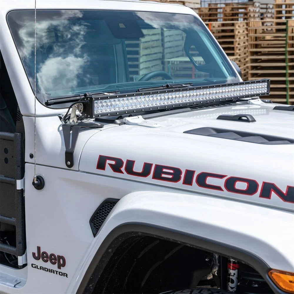 ARIES Jeep Wrangler JL, Gladiator Windshield Light Bar and Brackets 1501306 fits Jeep Wrangler / 2018 Jeep Wrangler Rubico...