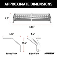 Load image into Gallery viewer, ARIES Jeep Wrangler JL, Gladiator Windshield Light Bar and Brackets 1501306 fits Jeep Wrangler / 2018 Jeep Wrangler Rubico...