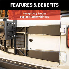 Load image into Gallery viewer, ARIES Jeep Wrangler JL Heavy-Duty Spare Tire Carrier 2563001 fits 2018-2019 Jeep Wrangler - Additional View 8