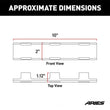 Load image into Gallery viewer, ARIES LED Light Cover for 10" Single-Row Light Bars 1501261 - Side View