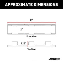Load image into Gallery viewer, ARIES LED Light Cover for 10" Single-Row Light Bars 1501261 - Side View