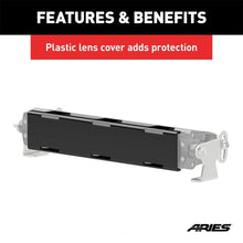 Load image into Gallery viewer, ARIES LED Light Cover for 10" Single-Row Light Bars 1501261 - Installation View