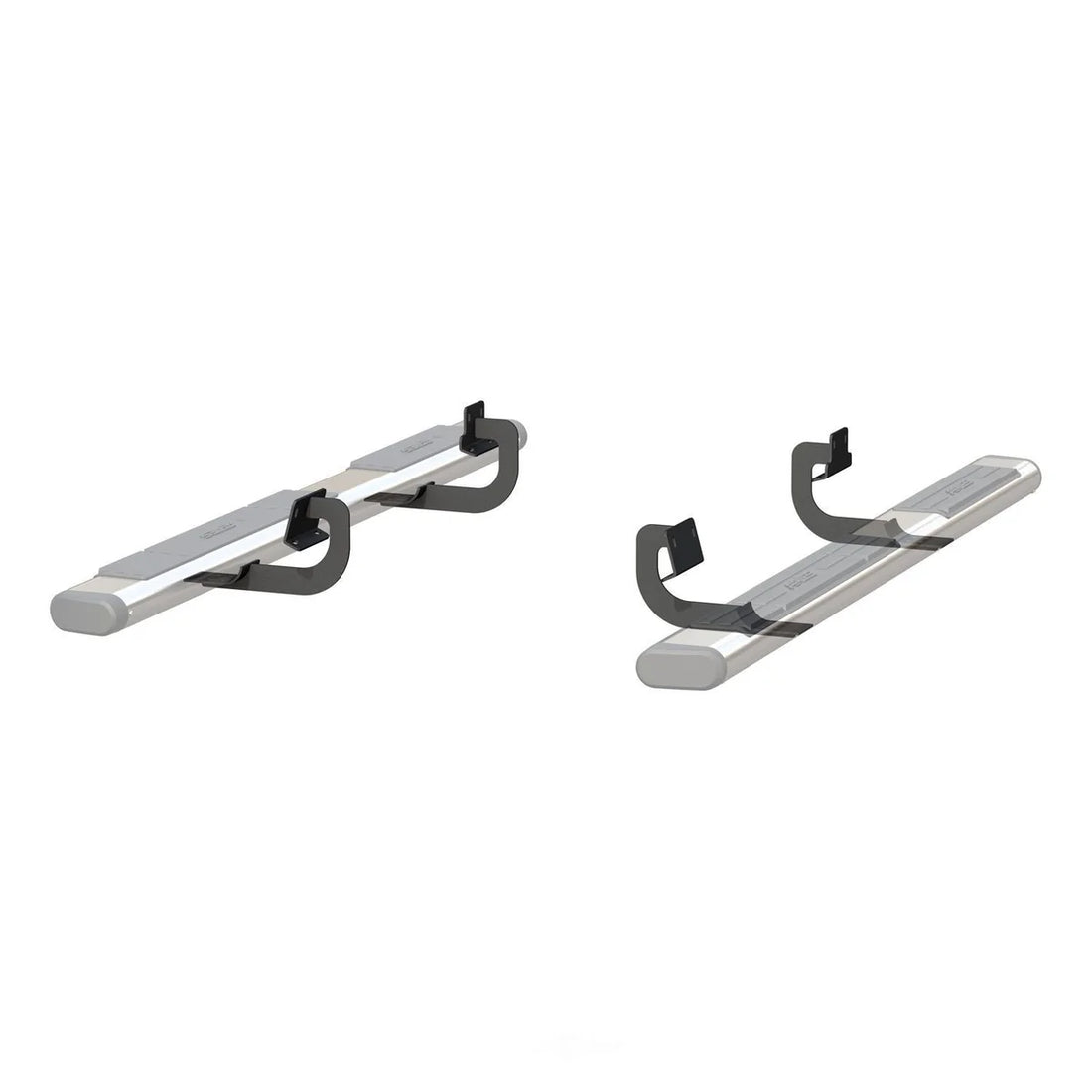 ARIES Mounting Brackets for 6" Oval Side Bars 4503 - Side View