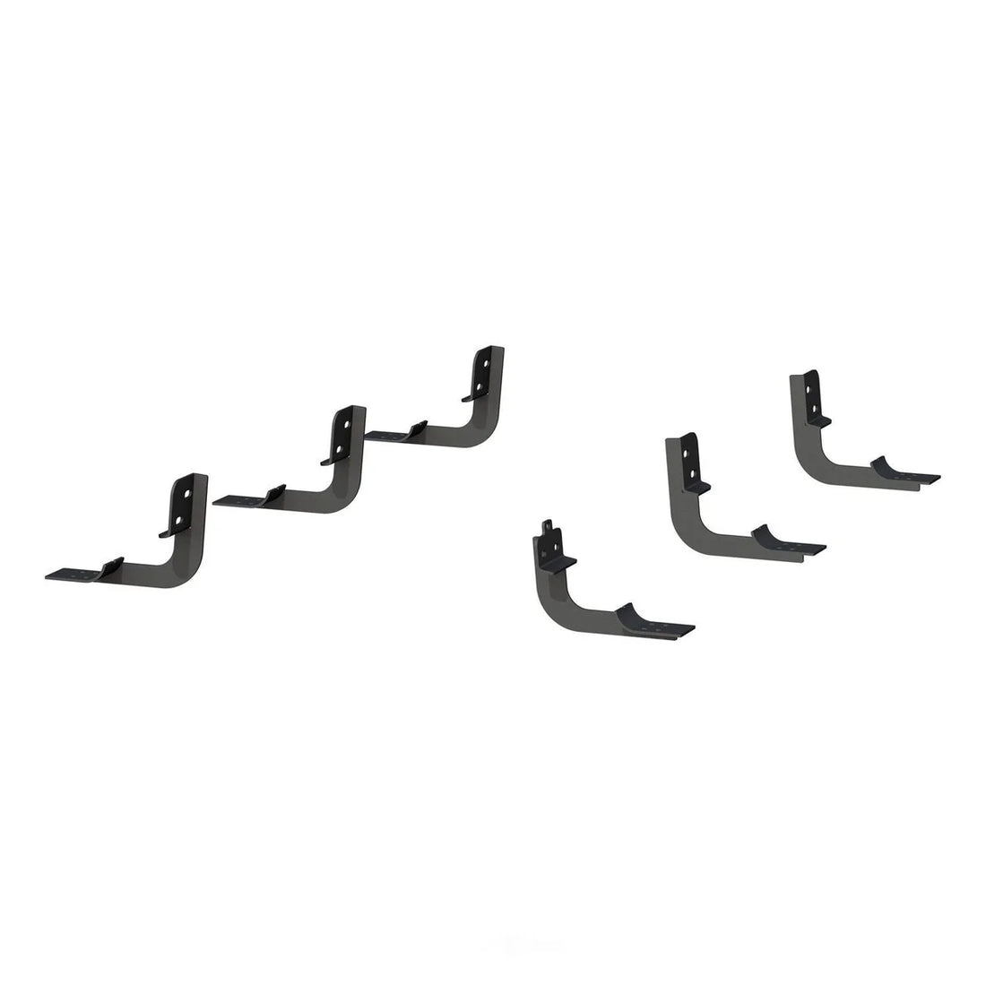 ARIES Mounting Brackets for 6" Oval Side Bars 4523 - Back View