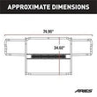 Load image into Gallery viewer, ARIES P2068 Pro Series Black Steel Grille Guard, No-Drill P2068 fits Toyota Tacoma - Main Product View
