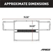 Load image into Gallery viewer, ARIES P2068 Pro Series Black Steel Grille Guard, No-Drill P2068 fits Toyota Tacoma - Main Product View
