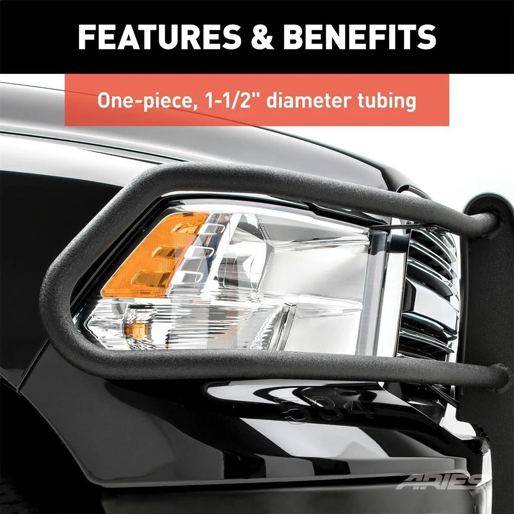 ARIES P2068 Pro Series Black Steel Grille Guard, No-Drill P2068 fits Toyota Tacoma - Additional View 10
