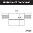Load image into Gallery viewer, ARIES Polished Stainless Grille Guard 3067-2 fits Ford F-250 Super Duty / F-350 Super Duty - Installation View