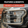 Load image into Gallery viewer, ARIES Polished Stainless Grille Guard 3067-2 fits Ford F-250 Super Duty / F-350 Super Duty - Additional View 7