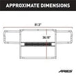 Load image into Gallery viewer, ARIES Pro Series Black Steel Grille Guard P4091 fits 2014-2018 Chevrolet Silverado 1500 - Main Product View