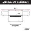 Load image into Gallery viewer, ARIES Pro Series Black Steel Grille Guard with Light Bar 2170022 fits Chevrolet Colorado / GMC Canyon - Installation View