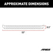 Load image into Gallery viewer, ARIES RidgeStep 6-1/2" x 53" Black Steel Running Boards 2055522 fits 1999-2016 Ford F-250 Super Duty / 1999-2016 Ford F-35...