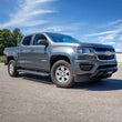 Load image into Gallery viewer, ARIES RidgeStep 6-1/2" x 85" Black Steel Running Boards 2055533 fits Chevrolet Colorado / GMC Canyon - Back View
