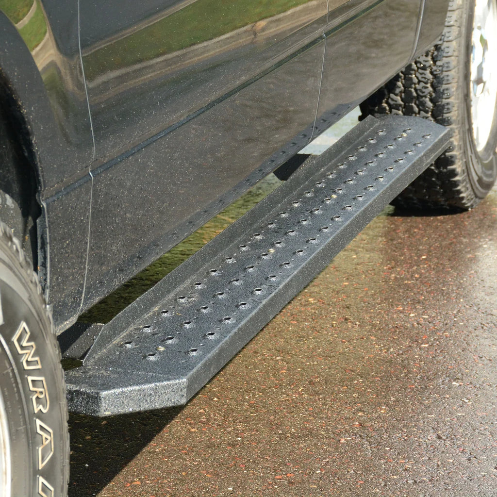 ARIES RidgeStep 6-1/2" x 91" Black Steel Running Boards 2055518 fits 2004-2014 Ford F-150