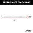 Load image into Gallery viewer, ARIES RidgeStep 6-1/2" x 91" Black Steel Running Boards 2055519 fits Ford F-Series CREW CAB