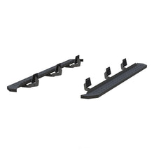 Load image into Gallery viewer, ARIES RidgeStep 6-1/2" x 91" Black Steel Running Boards 2055549 fits Ram 1500 CREW CAB - Side View