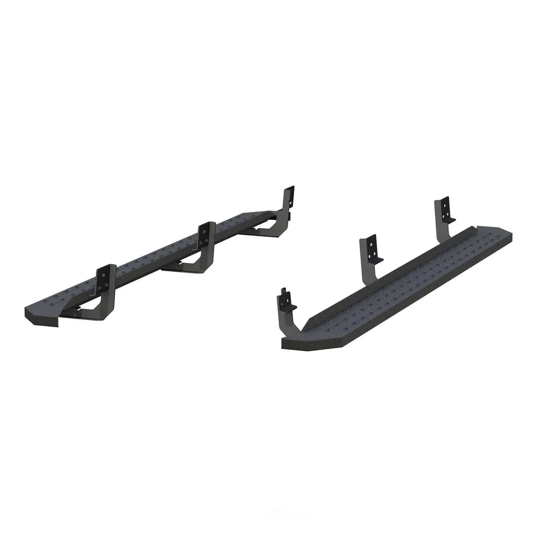 ARIES RidgeStep 6-1/2" x 91" Steel Running Boards 2055536 fits Dodge Ram 1500 / 2500 / 3500 - Side View