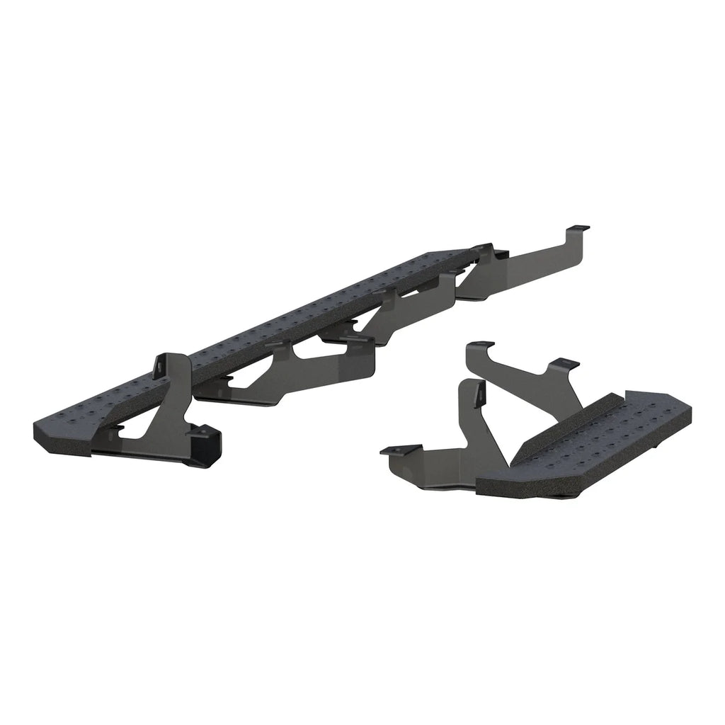 ARIES RidgeStep 6-1/2" x 96", 36" Black Steel Running Boards 2055539 fits Ram Promaster