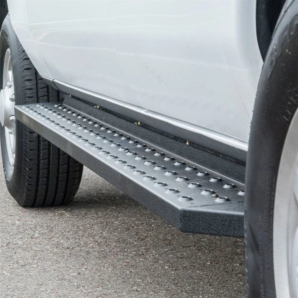 ARIES RidgeStep 6-1/2" x 96", 36" Black Steel Running Boards 2055545 fits Ford Transit - Additional View 10