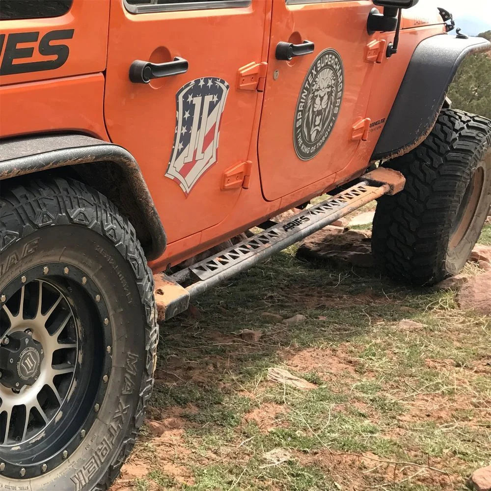 ARIES Rocker Step Running Boards 2074101 fits Jeep Wrangler JK Unlimited - Additional View 10