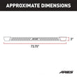 Load image into Gallery viewer, ARIES Rocker Step Running Boards 2074118 fits 2018-2019 Jeep Wrangler JL Unlimited - Back View