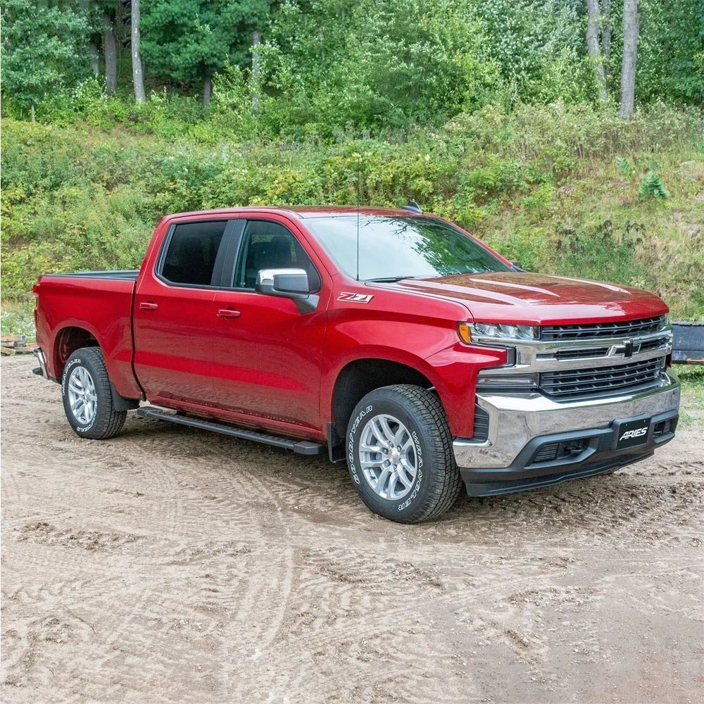 ARIES Rocker Step Running Boards Crew Cab 2074113 fits Chevrolet Silverado 1500 / 2500 / 3500 / GMC Sierra 1500 / 2500 / 3500