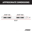 Load image into Gallery viewer, ARIES S222013 4-Inch Oval Black Steel Nerf Bars S222013 fits 2007-2019 Toyota Tundra - Installation View