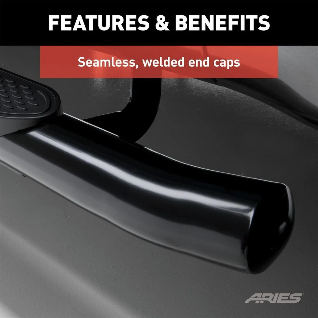 ARIES S222013 4-Inch Oval Black Steel Nerf Bars S222013 fits 2007-2019 Toyota Tundra - Additional View 8