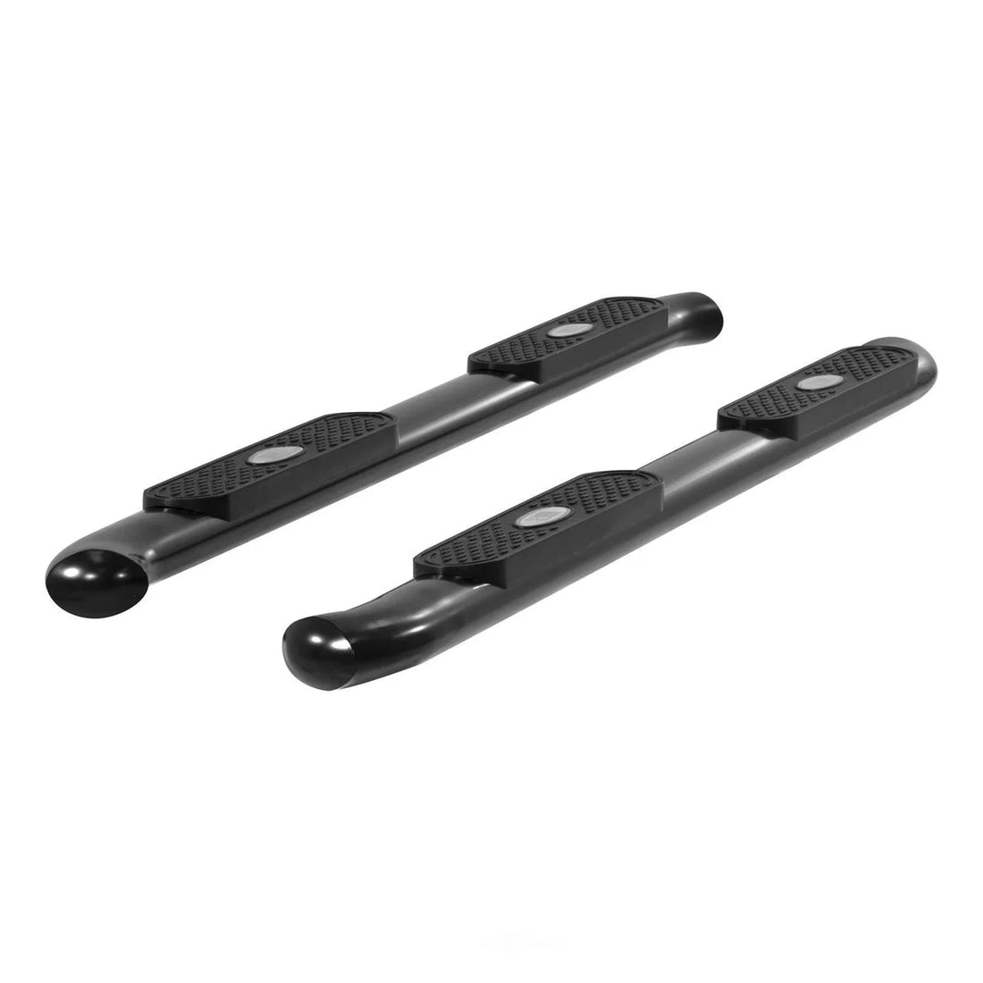ARIES S223016 4-Inch Oval Black Steel Nerf Bars S223016 fits 2004-2014 Ford F-150 - Back View