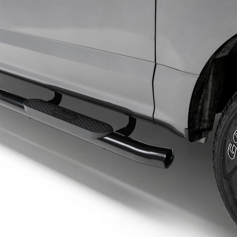 ARIES S225044 4-Inch Oval Black Steel Nerf Bars S225044 fits Ram 1500 - Installation View
