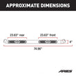 Load image into Gallery viewer, ARIES S225044 4-Inch Oval Black Steel Nerf Bars S225044 fits Ram 1500 - Additional View 7