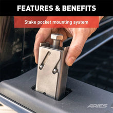 Load image into Gallery viewer, ARIES Switchback Black Aluminum Headache Rack 1110111 fits Dodge Ram / Ram 1500 / 2500 / 3500 - Additional View 9