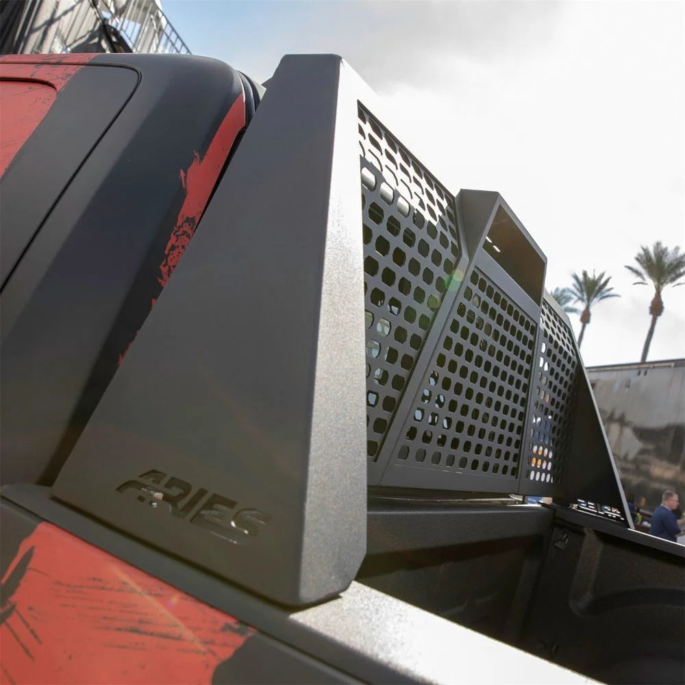ARIES Switchback Black Aluminum Headache Rack 1110111 fits Dodge Ram / Ram 1500 / 2500 / 3500 - Additional View 13