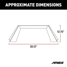 Load image into Gallery viewer, ARIES TrailChaser Aluminum Front Bumper Angular Brush Guard 2081101 fits 2007-2019 Jeep Wrangler - Side View