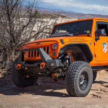Load image into Gallery viewer, ARIES TrailChaser Aluminum Front Bumper Corners with LEDs 2081205 fits Jeep Wrangler / Gladiator - Additional View 8