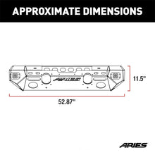 Load image into Gallery viewer, ARIES TrailChaser Aluminum Front Bumper (Option 5) 2082075 fits Jeep Wrangler JL / Gladiator / 2018-2019 Jeep Wrangler Rub...
