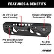 Load image into Gallery viewer, ARIES TrailChaser Aluminum Front Bumper (Option 5) 2082075 fits Jeep Wrangler JL / Gladiator / 2018-2019 Jeep Wrangler Rub...