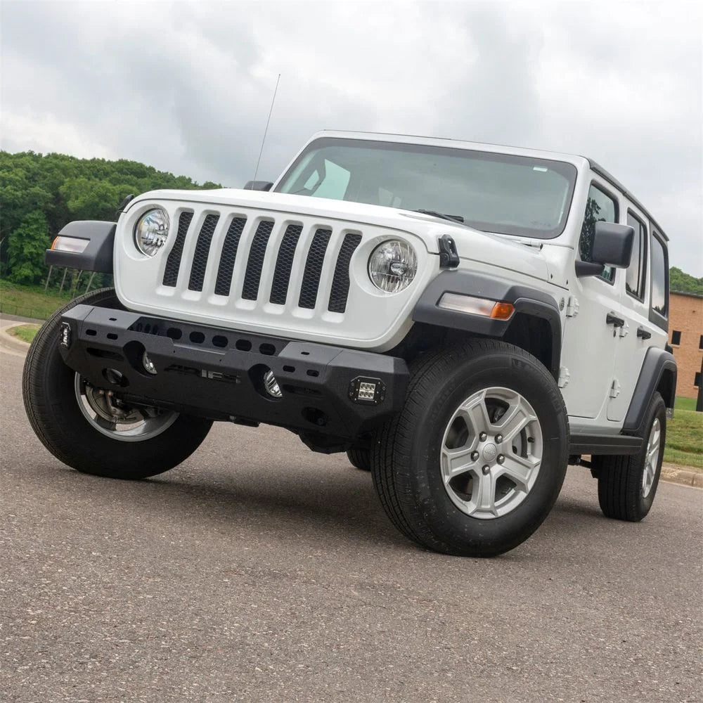 ARIES TrailChaser Aluminum Front Bumper (Option 5) 2082075 fits Jeep Wrangler JL / Gladiator / 2018-2019 Jeep Wrangler Rub...