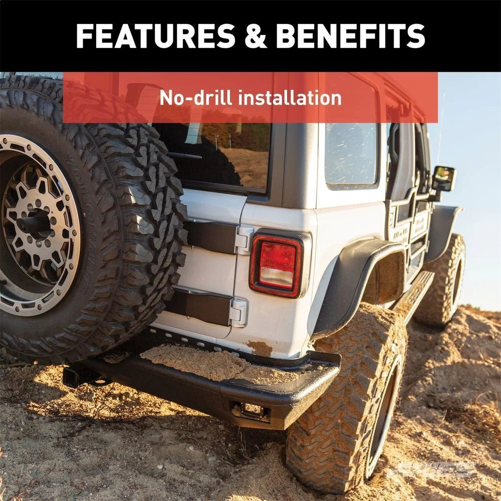 ARIES TrailChaser Aluminum Rear Bumper Corners with LEDs 2081223 fits Jeep Wrangler - Additional View 6