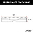 Load image into Gallery viewer, ARIES TrailChaser Steel Rear Bumper Center Section 2081024 fits 2018-2019 Jeep Wrangler JL - Side View